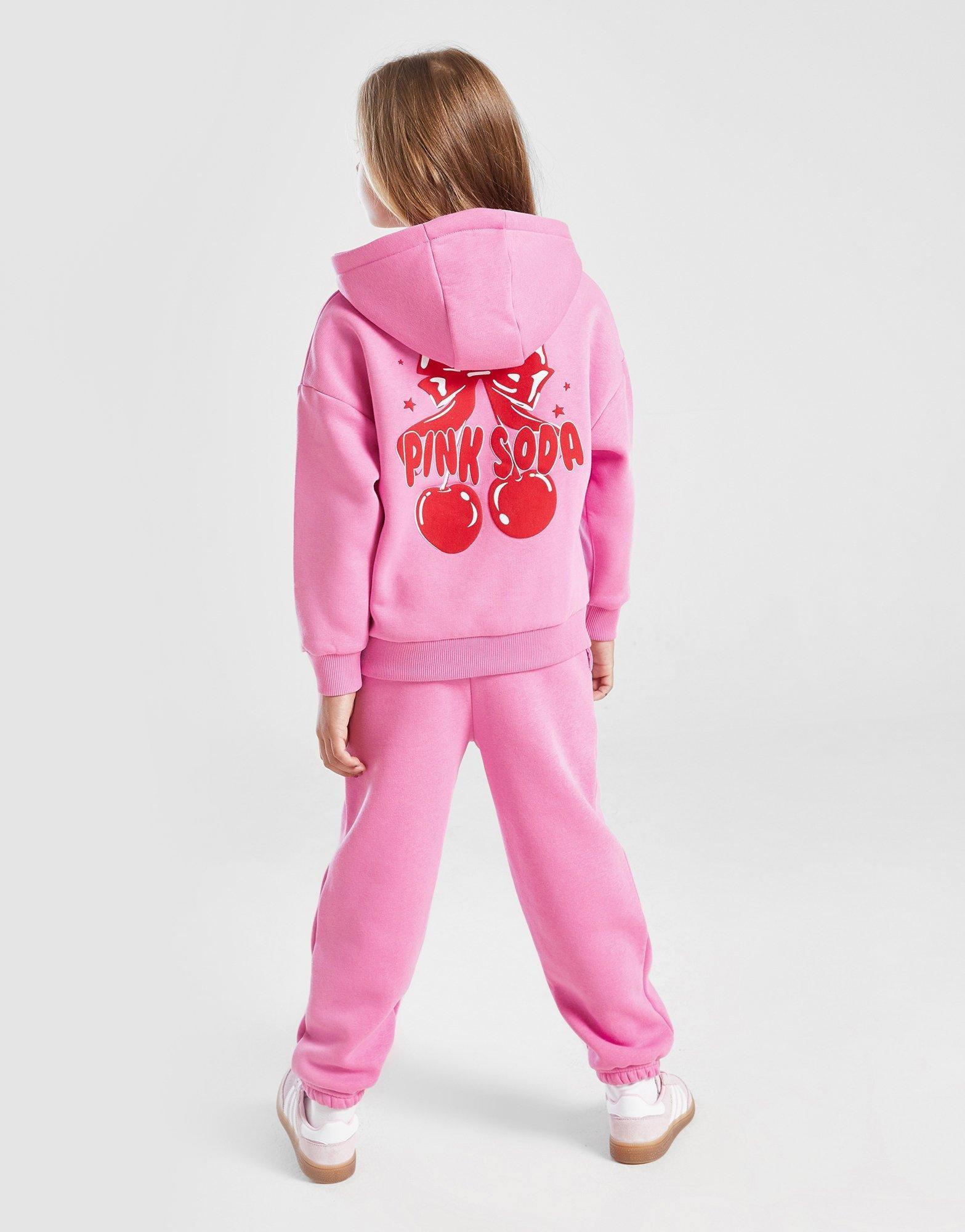 Girls' Bow Overhead Hooded Tracksuit Children