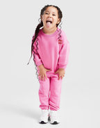 Girls' Bow Crew Tracksuit Infant