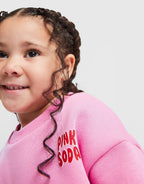 Girls' Bow Crew Tracksuit Infant