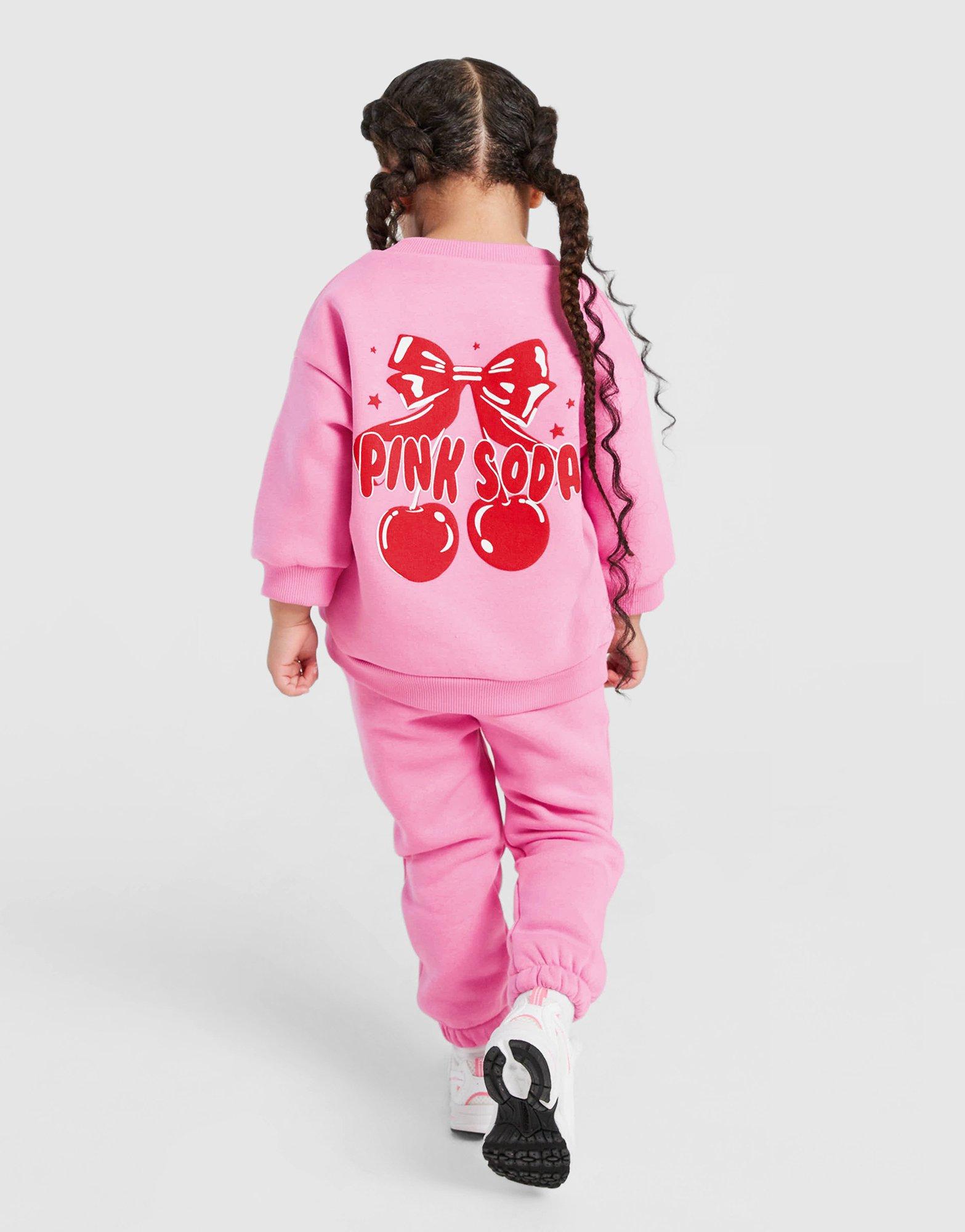 Girls' Bow Crew Tracksuit Infant