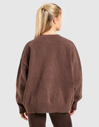 Varsity Knitted Crew Sweatshirt
