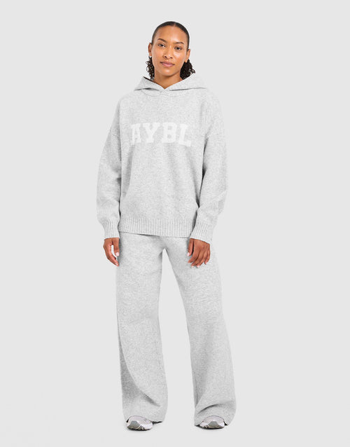 Varsity Knitted Wide Joggers