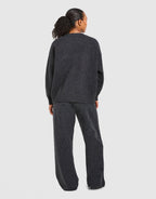 Varsity Knitted Wide Joggers