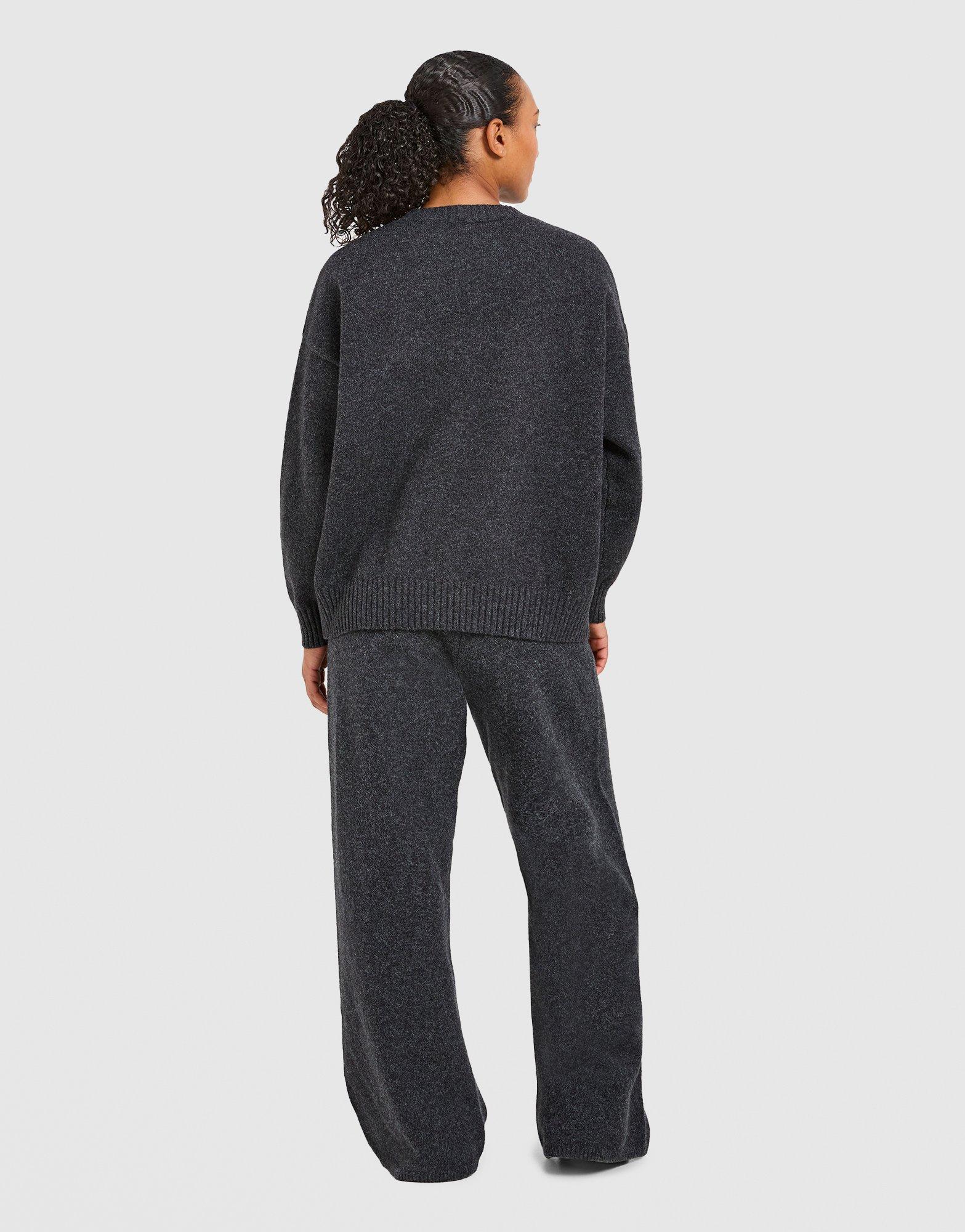 Varsity Knitted Wide Joggers