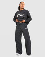 Varsity Knitted Wide Joggers