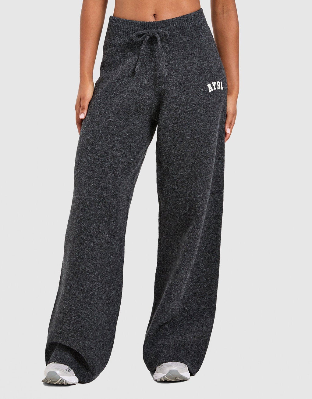 Varsity Knitted Wide Joggers