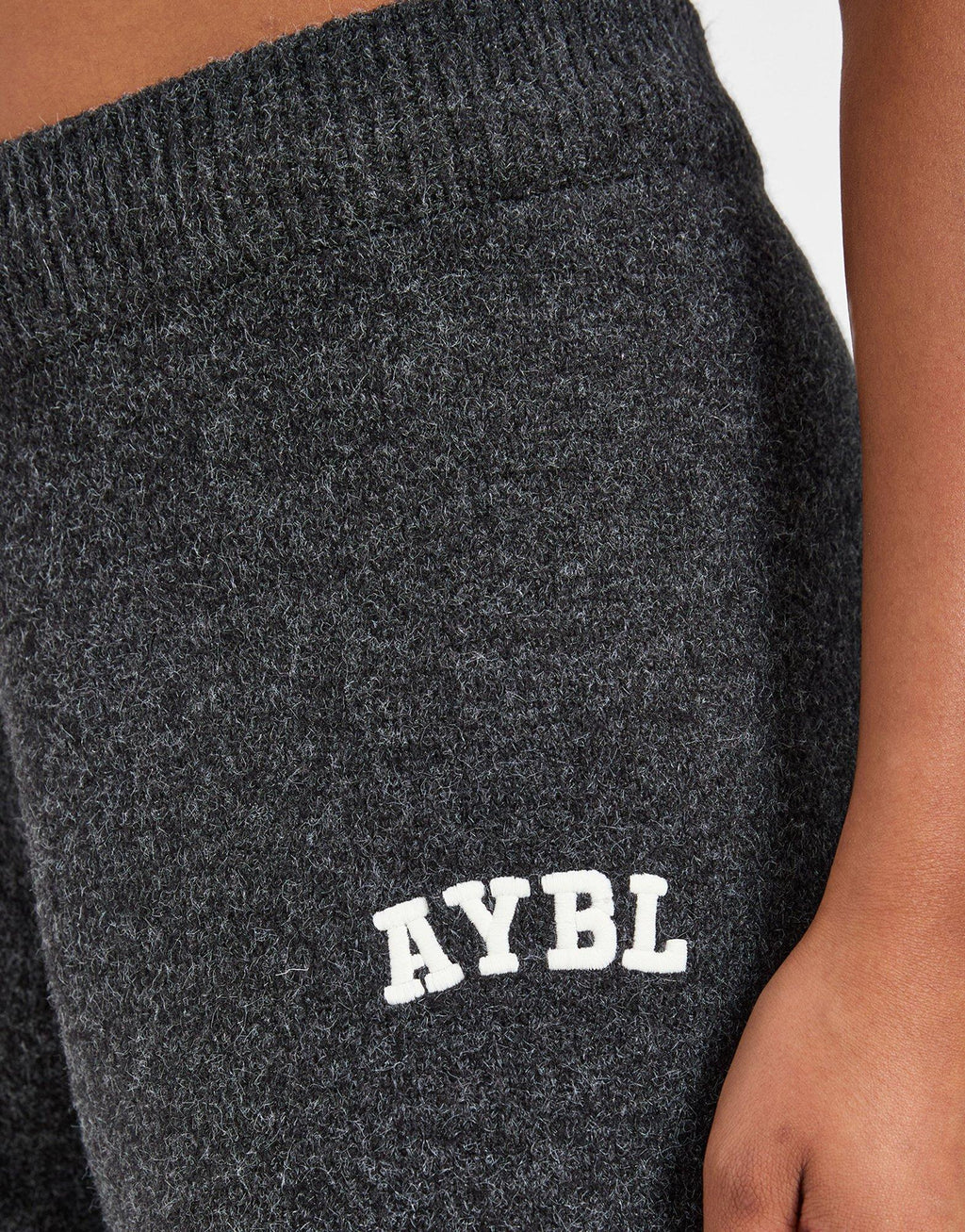 Varsity Knitted Wide Joggers