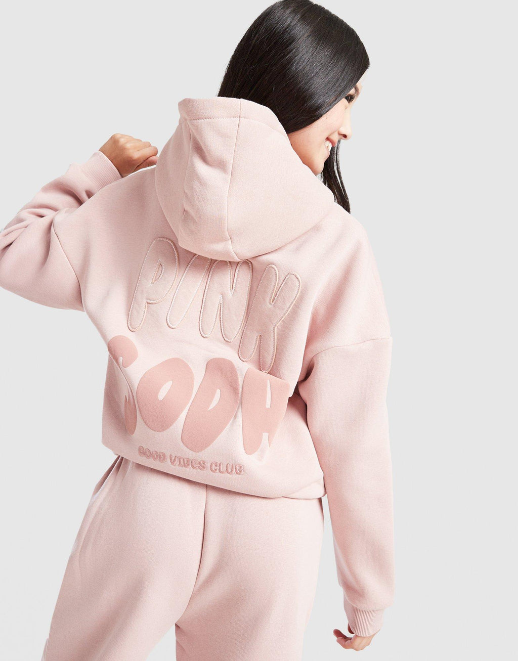 Girls' Mix Overhead Hoodie Junior