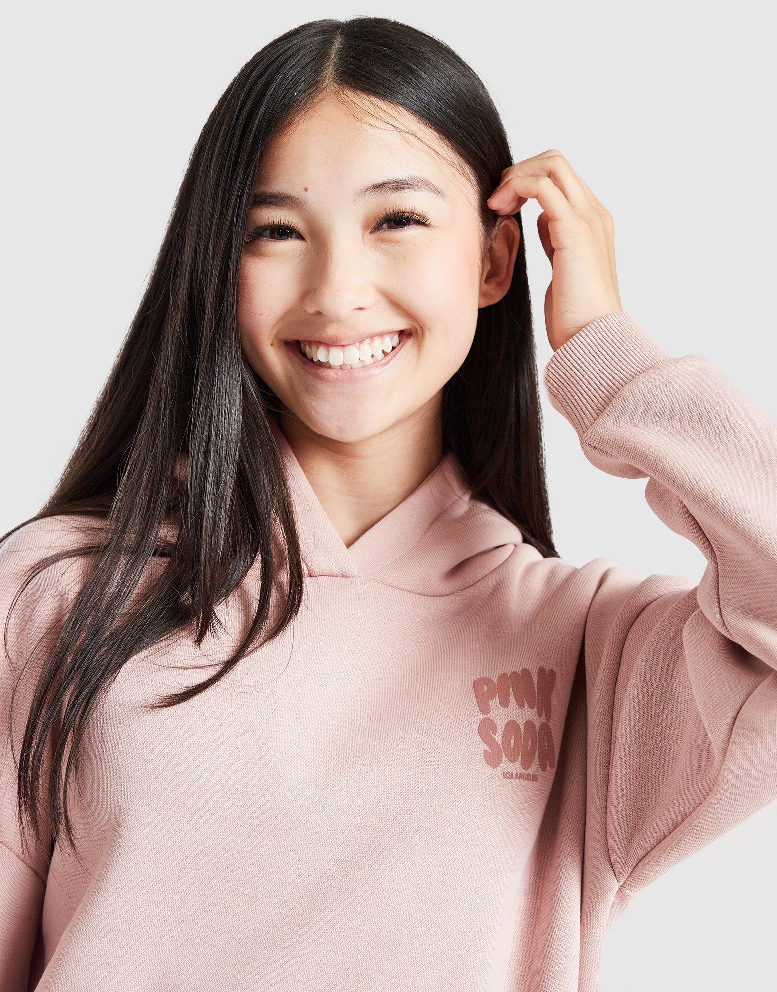 Girls' Mix Overhead Hoodie Junior