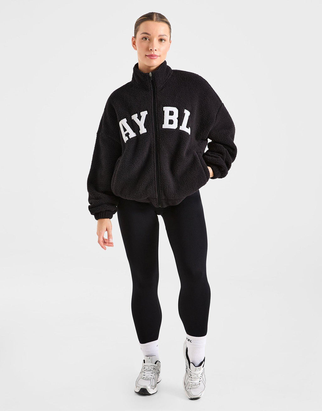 Varsity Sherpa Fleece Jacket