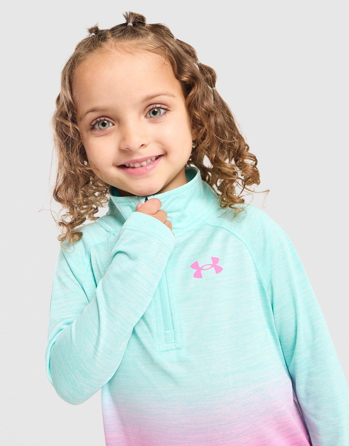 Girls' Fade 1/4 Zip Top/Shorts Set Infant