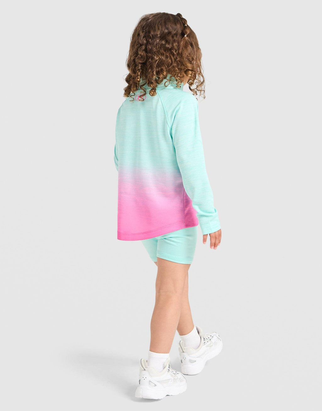 Girls' Fade 1/4 Zip Top/Shorts Set Infant