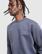 Emblem Fleece Crew Neck Pullover