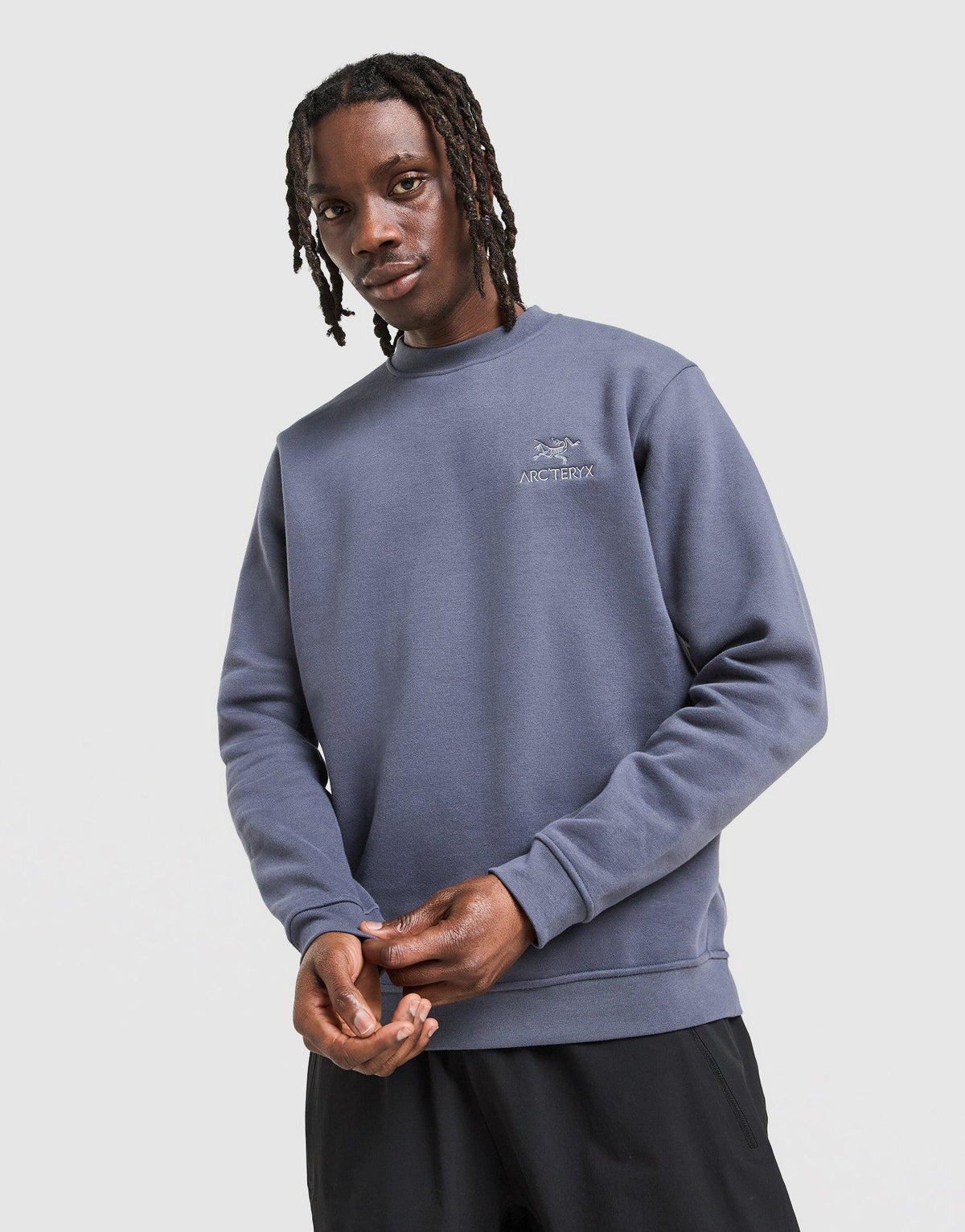 Emblem Fleece Crew Neck Pullover
