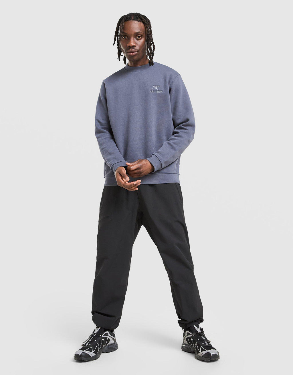 Emblem Fleece Crew Neck Pullover