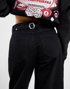 Mid-Rise Barrel Jeans