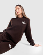 Trefoil Knit Sweatshirt