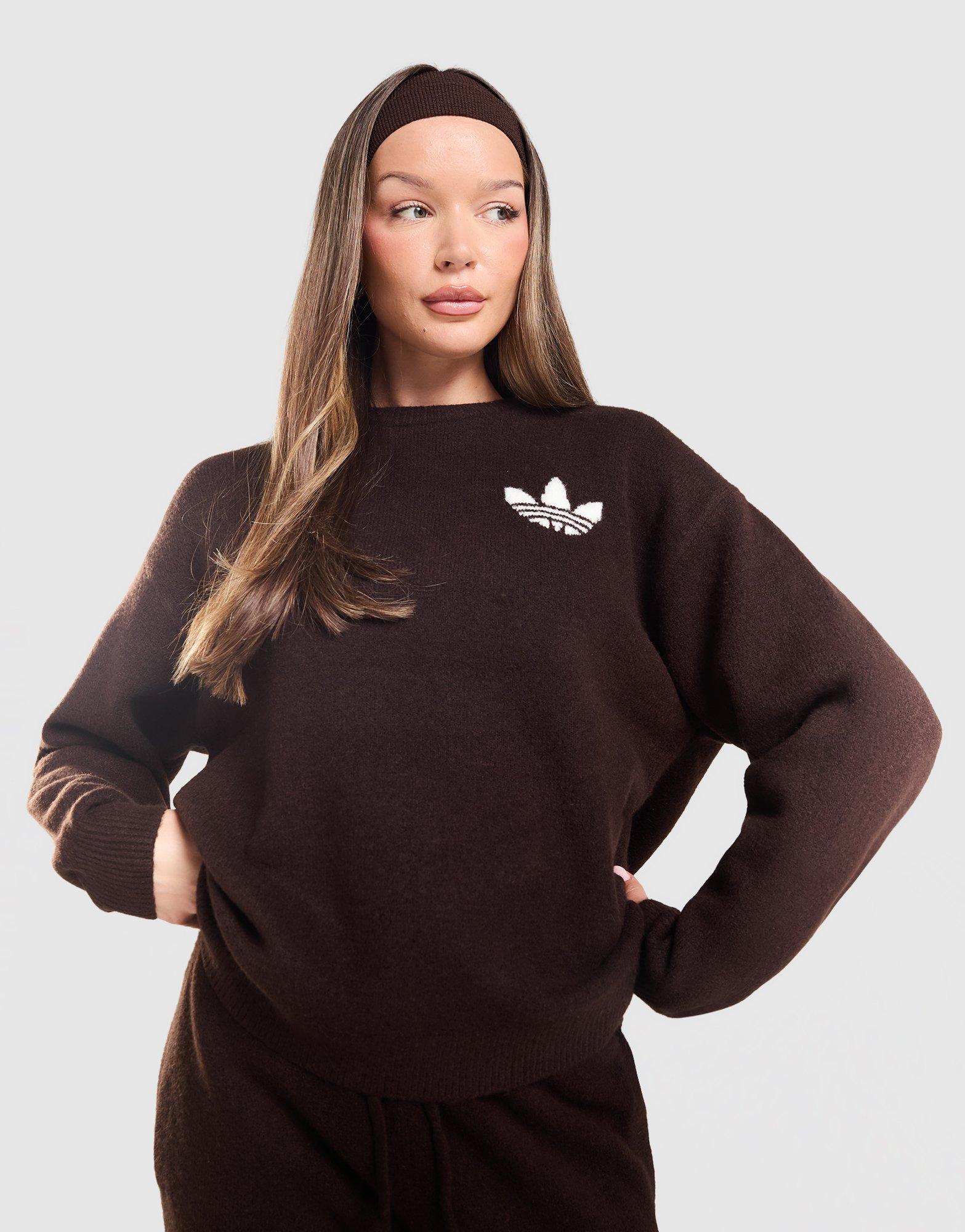 Trefoil Knit Sweatshirt