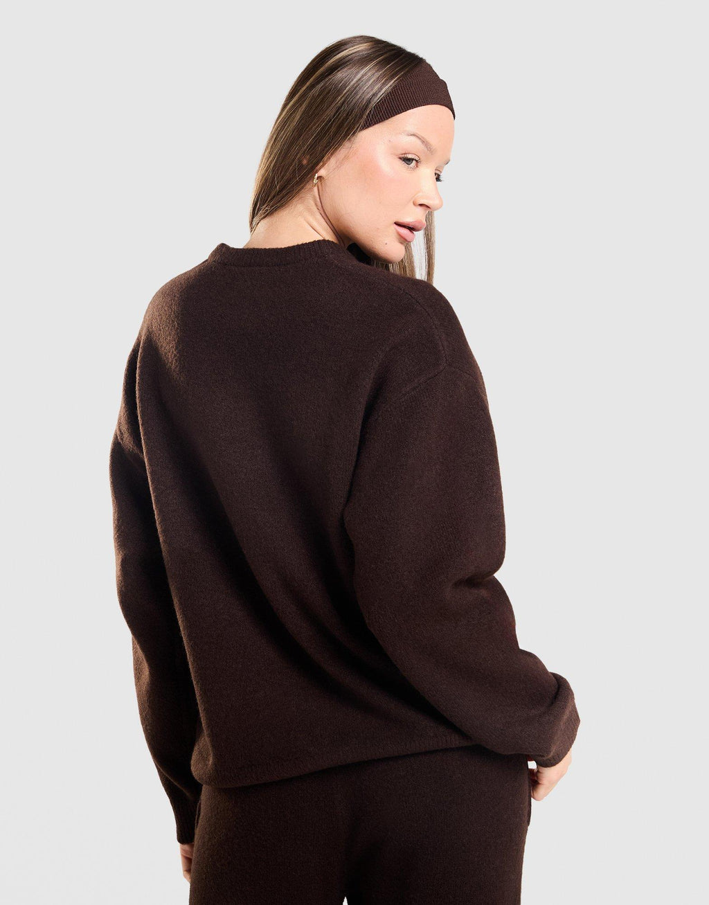 Trefoil Knit Sweatshirt