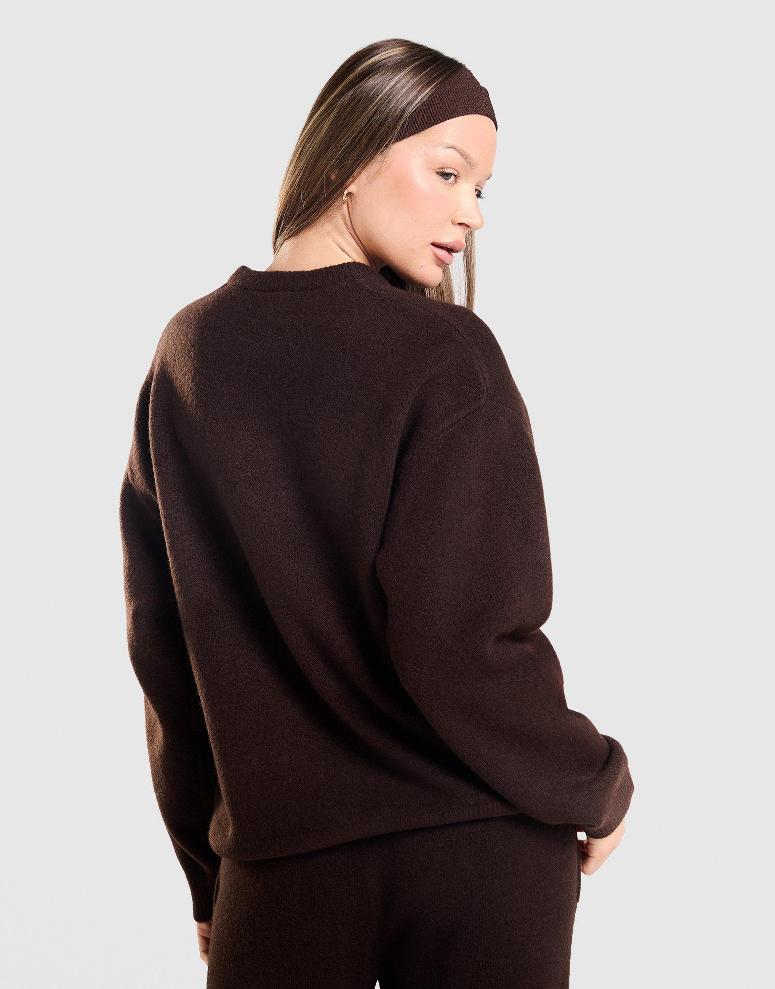 Trefoil Knit Sweatshirt