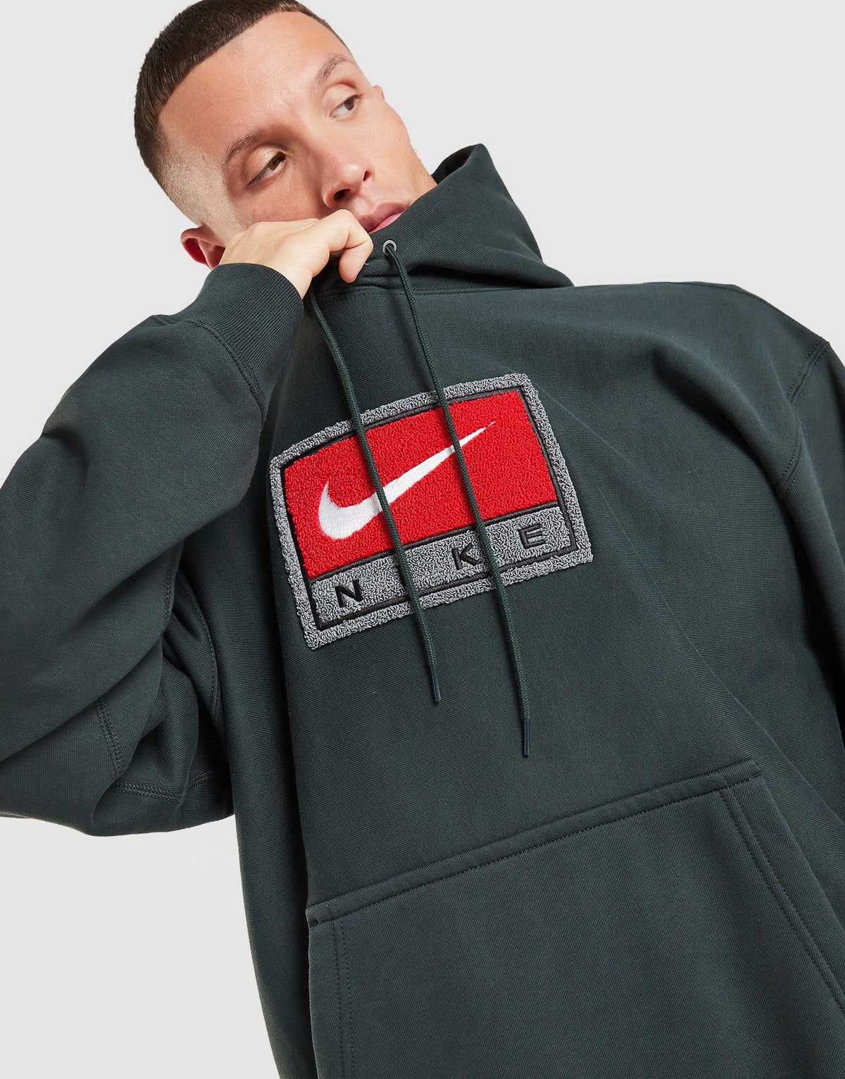 Chenille Logo Solo Swoosh Hoodie