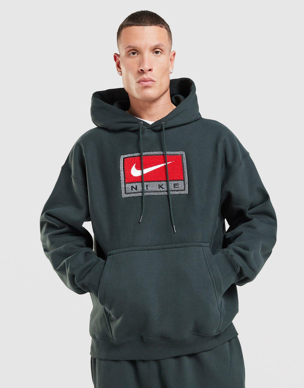 Chenille Logo Solo Swoosh Hoodie