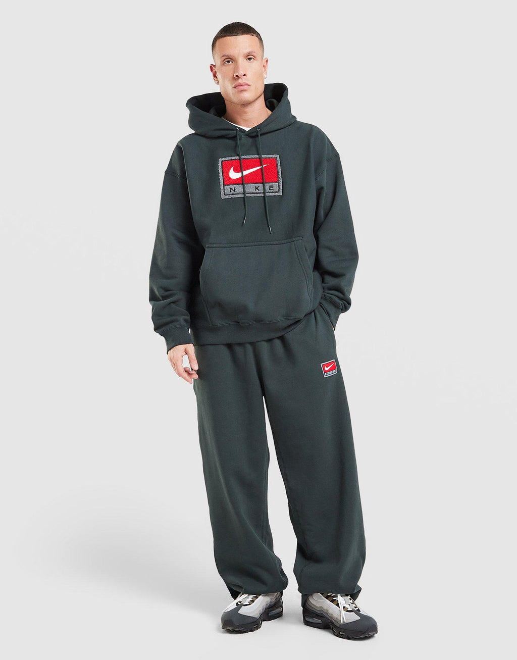 Chenille Logo Solo Swoosh Hoodie