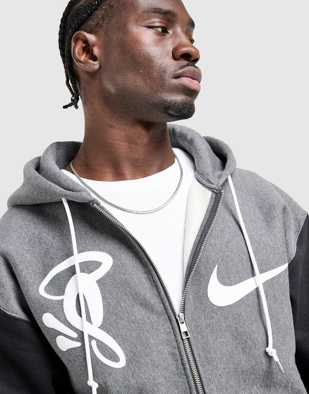 x Syna Solo Swoosh Fleece Full-Zip Hoodie