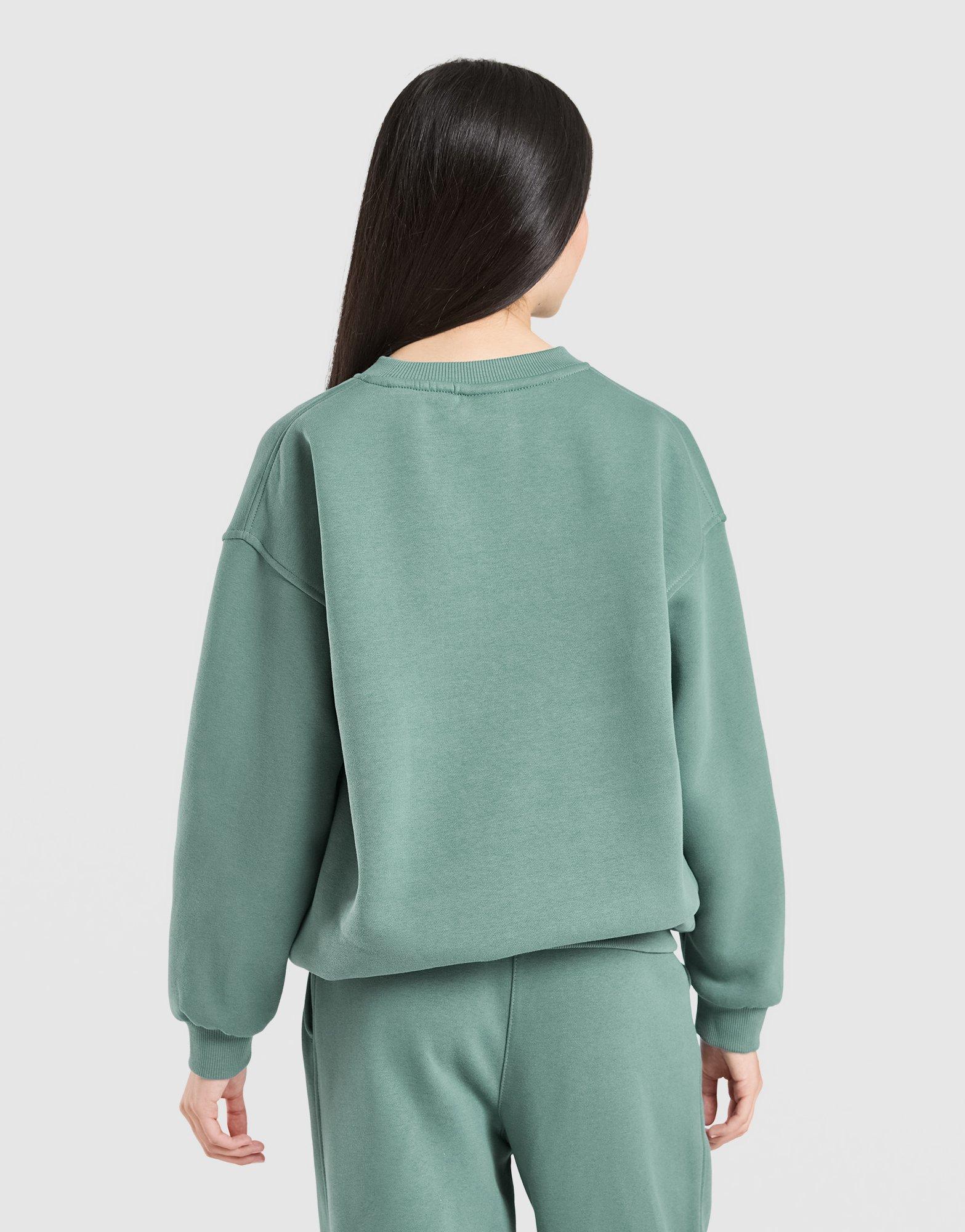 Girls' Club Oversized Crew Sweatshirt Junior