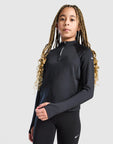 Pro 1/2 Zip Track Top Junior's