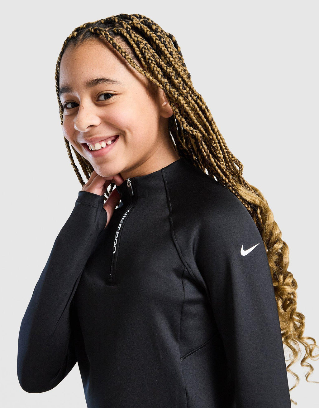 Pro 1/2 Zip Track Top Junior's