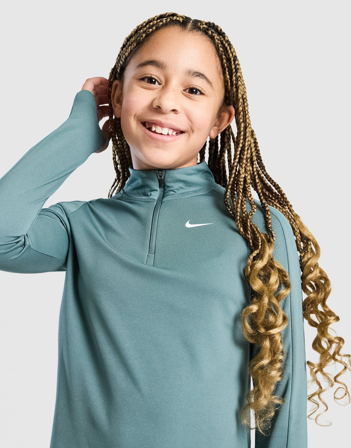 Dri-FIT Long Sleeve 1/2 Zip Top Junior's