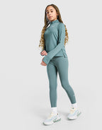 Dri-FIT Long Sleeve 1/2 Zip Top Junior's