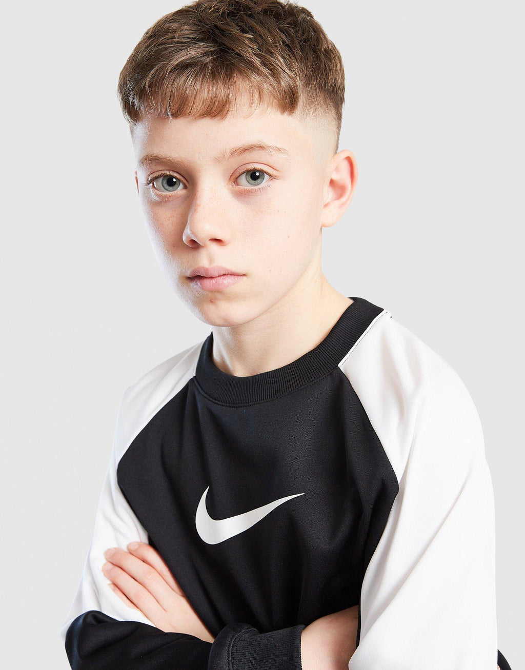 Poly Crew Sweatshirt/Shorts Set Junior
