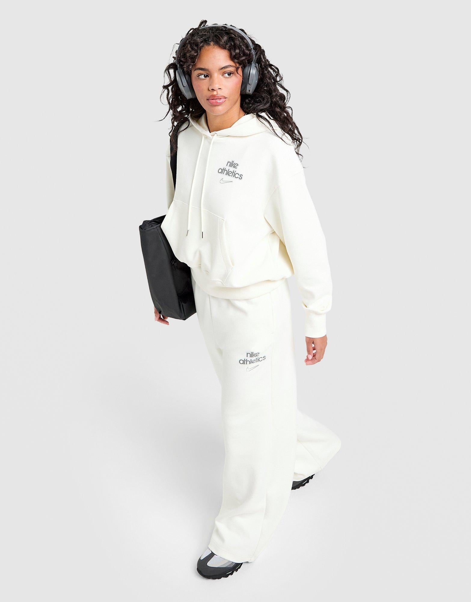 Phoenix Fleece Graphic Swoosh Wide Leg Joggers