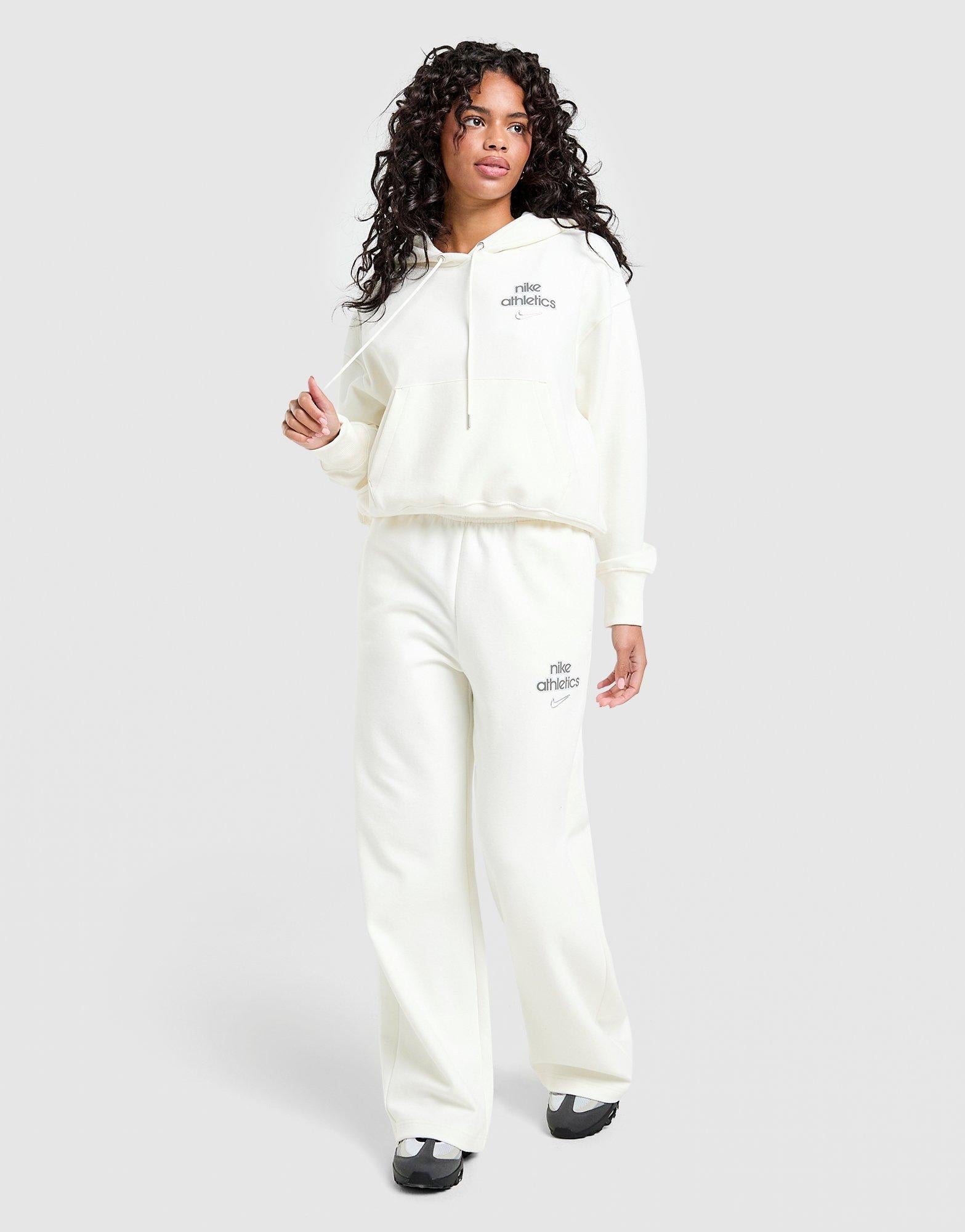 Phoenix Fleece Graphic Swoosh Wide Leg Joggers