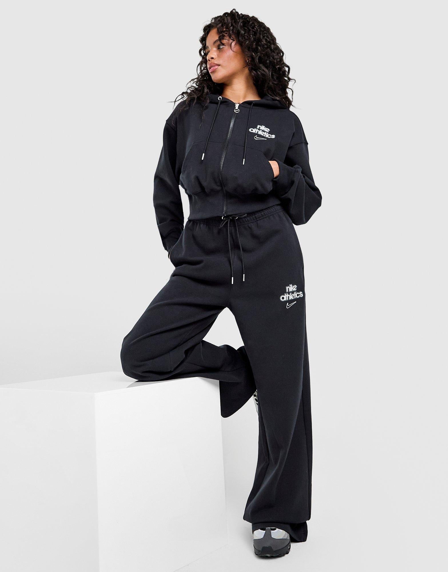 Swoosh Wide Leg Track Pants