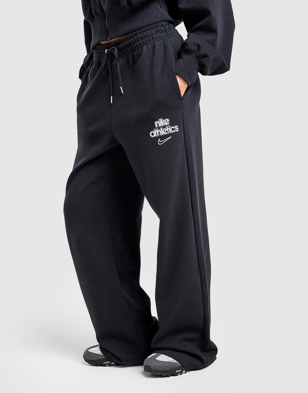 Swoosh Wide Leg Track Pants