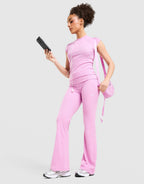 Chill Ribbed Flare Leggings