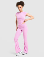 Chill Ribbed Flare Leggings