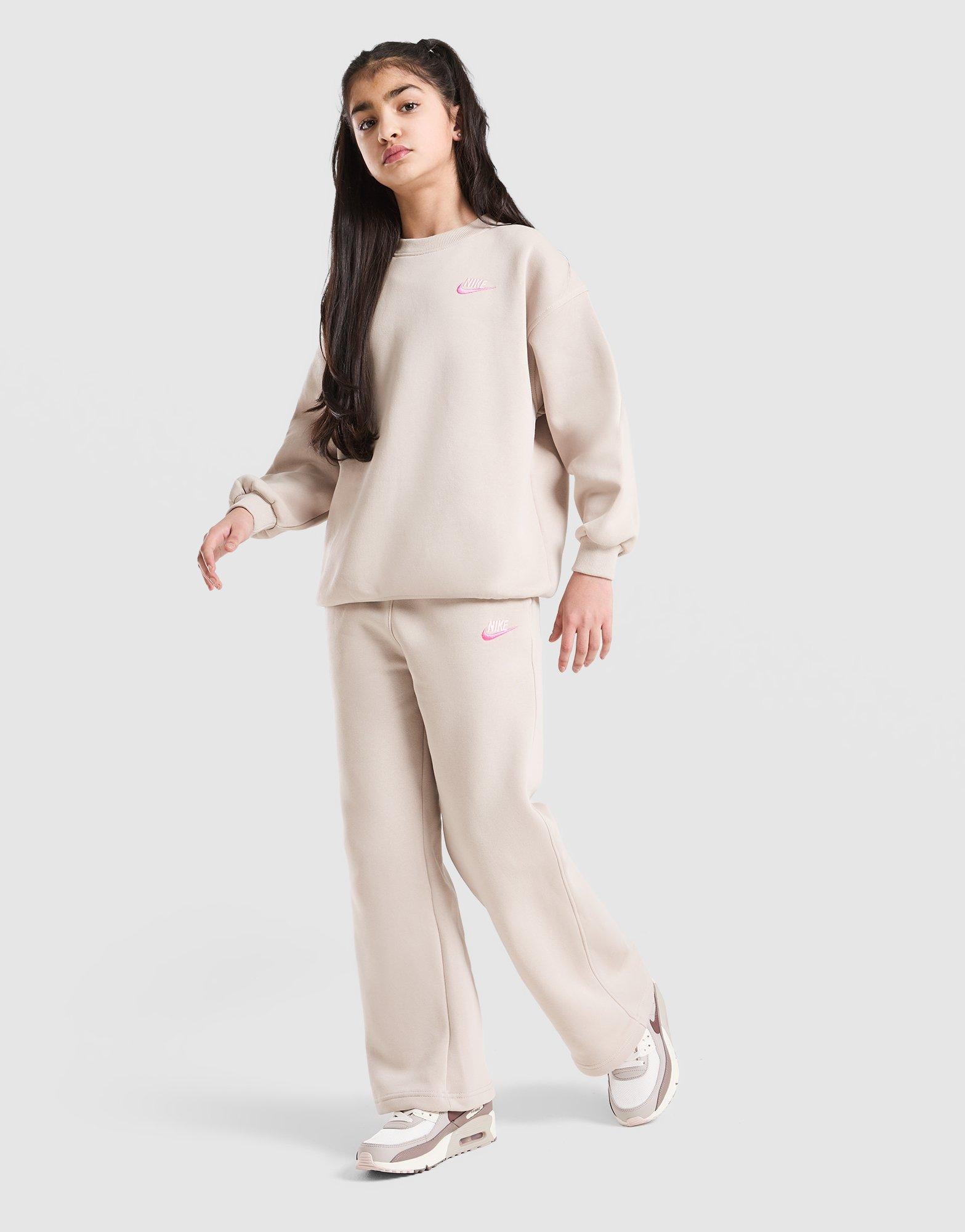 Girls' Dual Tone Wide Leg Joggers Junior