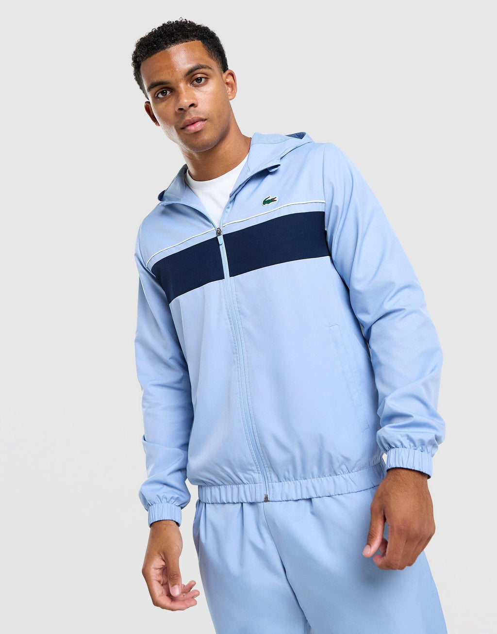 Colour Block Hooded Tracksuit