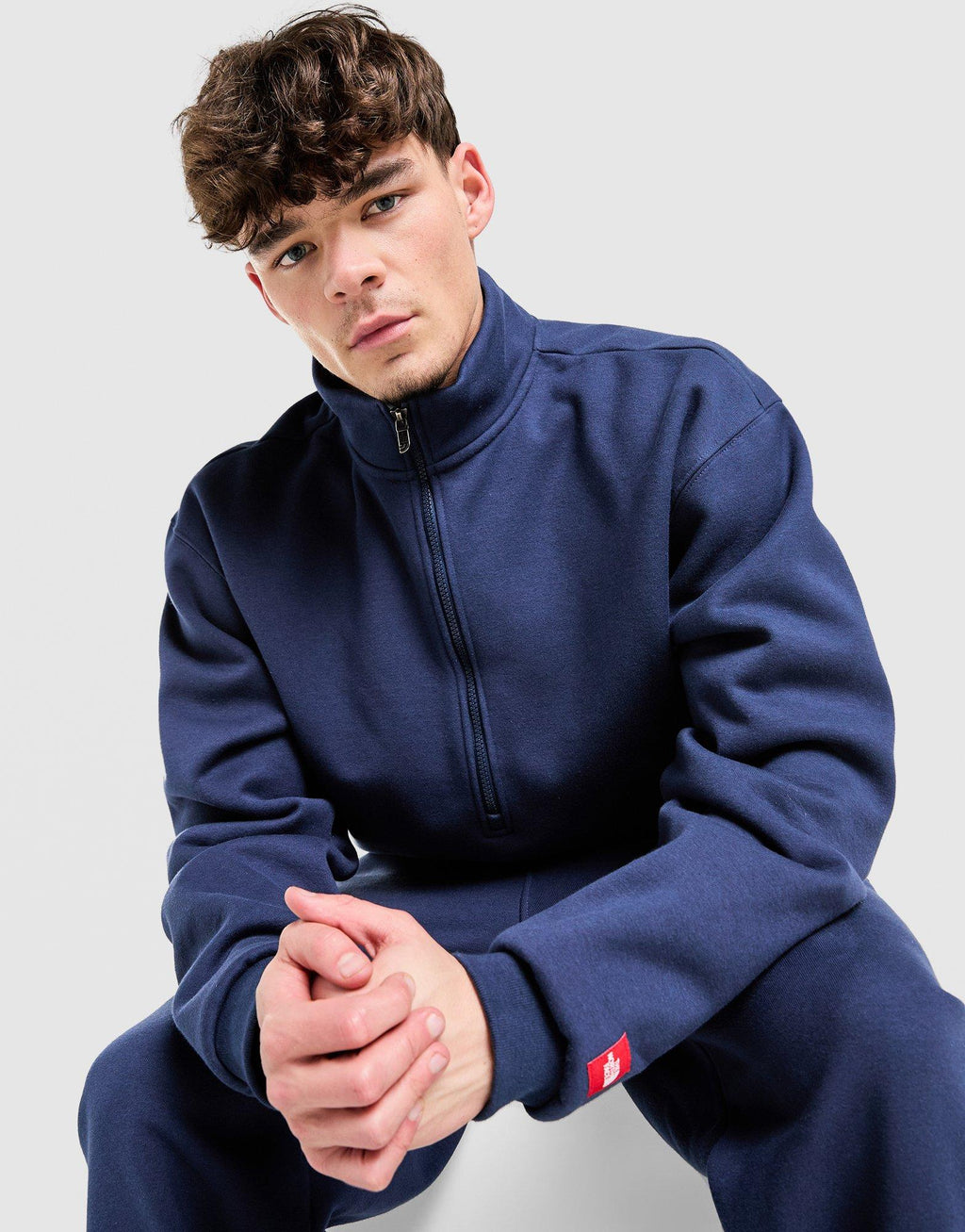 Red Box 1/2 Zip Fleece