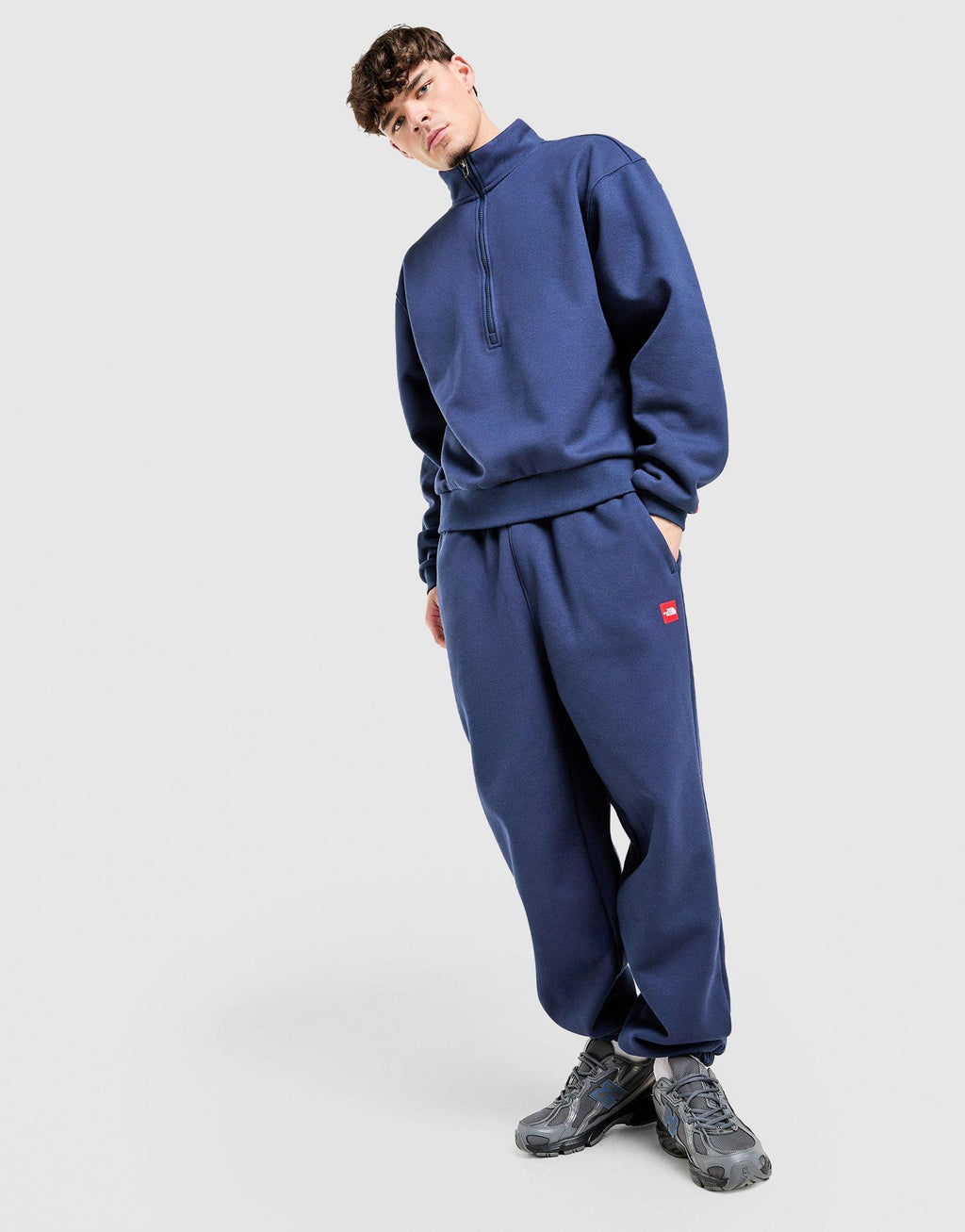 Red Box 1/2 Zip Fleece