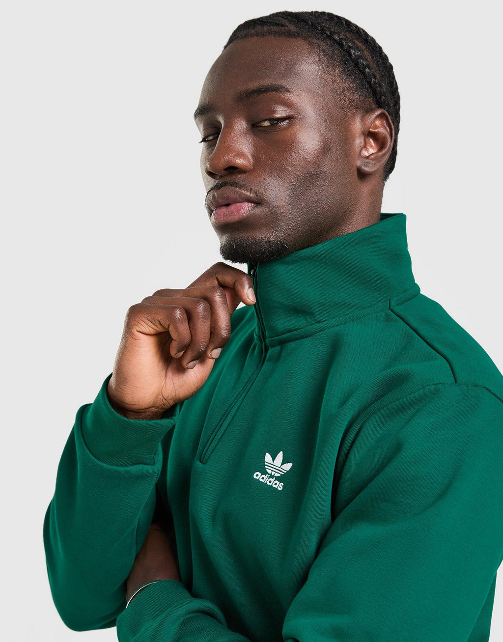 Trefoil Essentials 1/4 Zip Sweatshirt