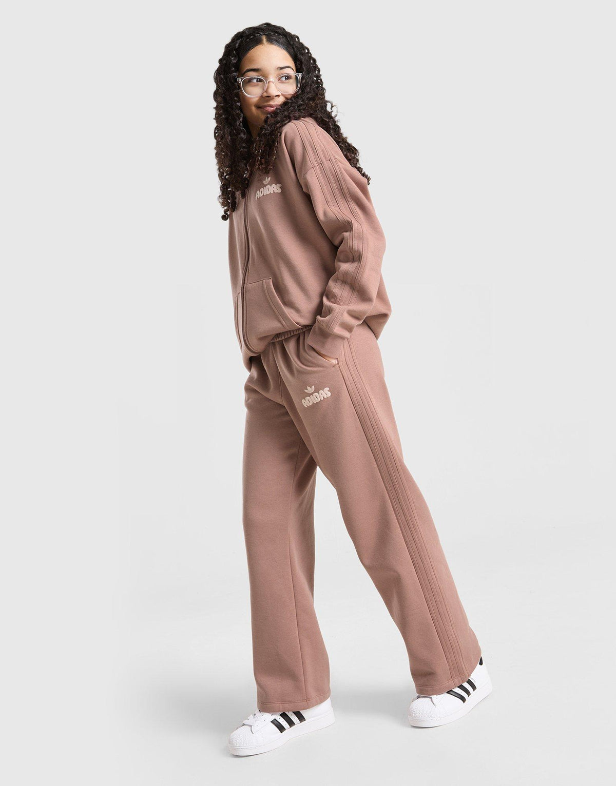 Logo Wide Leg Joggers Junior's