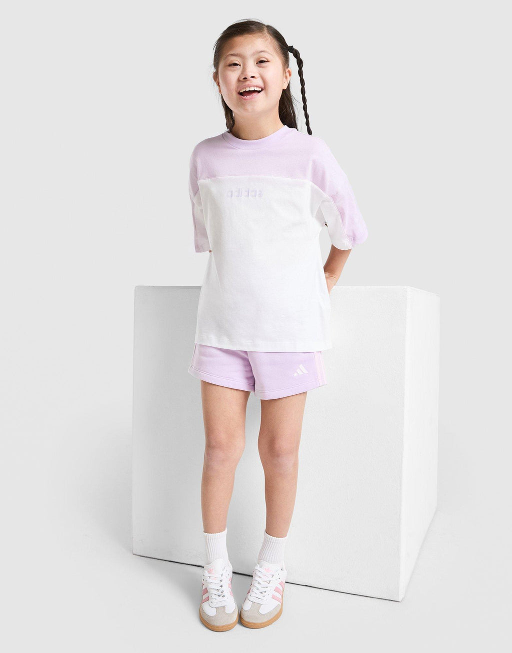 Linear T-Shirt/Shorts Set Children
