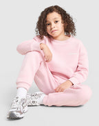 Girls' Logo Crew/Joggers Set Children