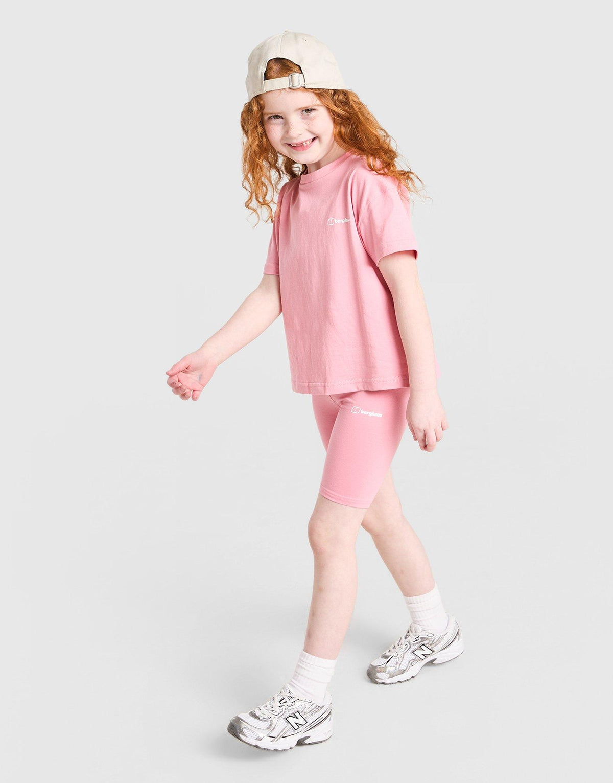 Girls' Full Box Logo T-Shirt/Shorts Set Children