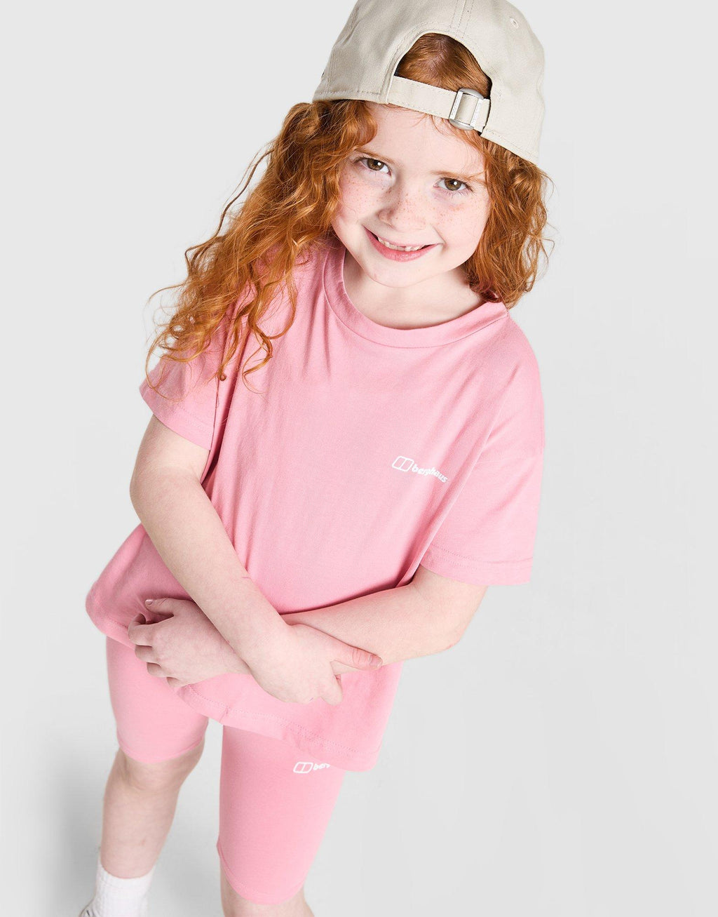 Girls' Full Box Logo T-Shirt/Shorts Set Children
